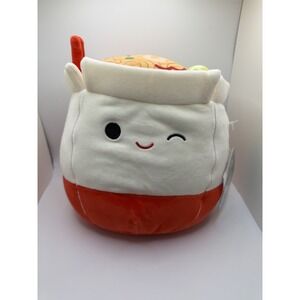 KellyToy Squishmallows Daley the Cup Noodle Lo Mein Food Squad Plush NWT
